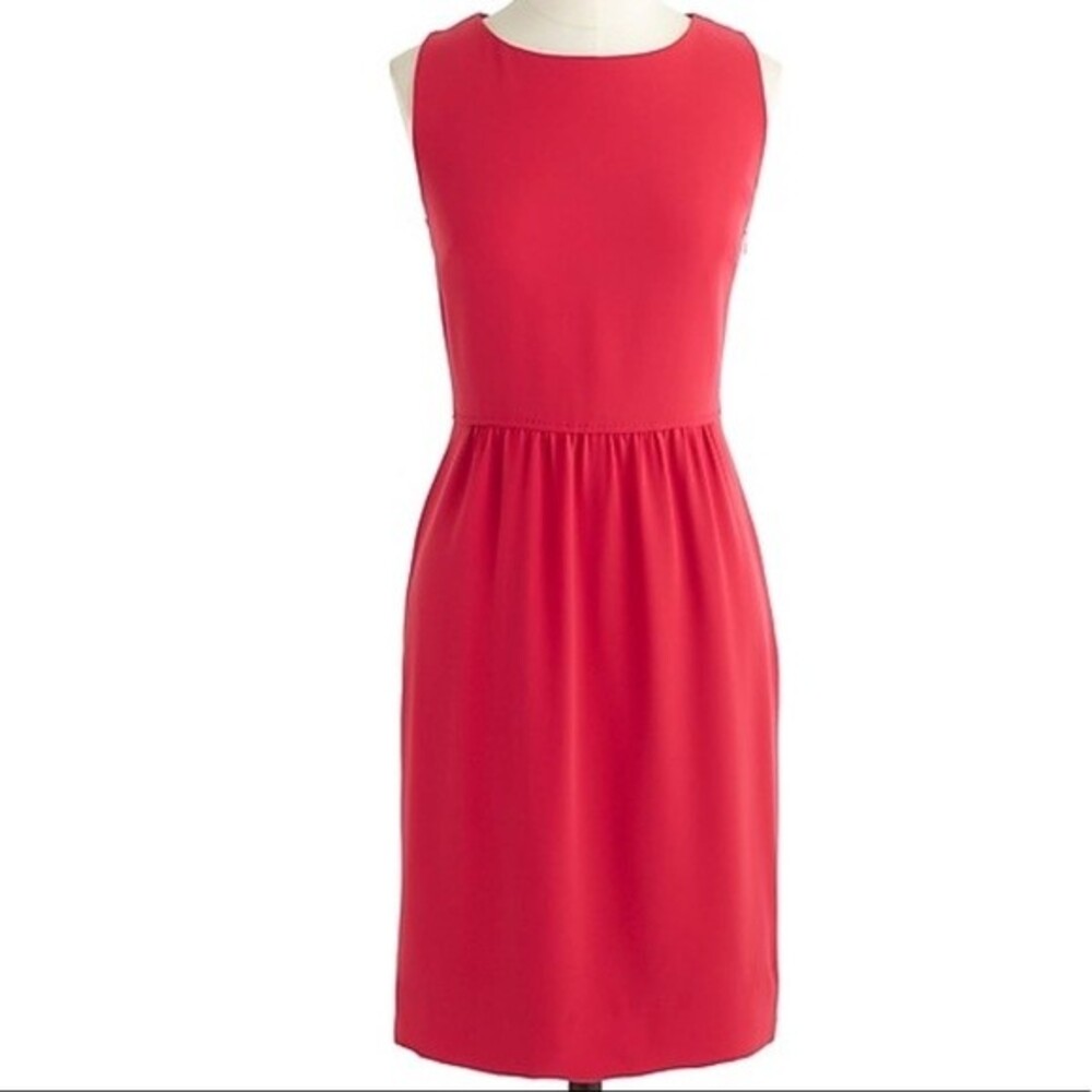 NWOT J. Crew Red Camille Dress